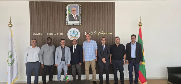 Group photo at the University of Nouakchott